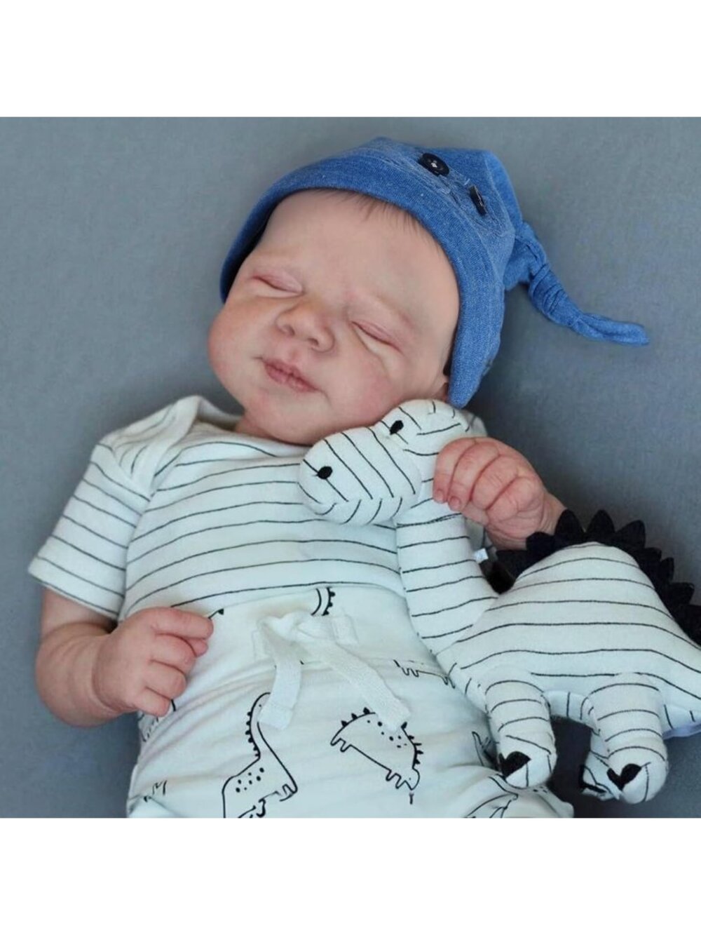 18-Inch Newborn Baby Dolls with Soft Cloth Body Sleeping Gift for Kids Age 3+